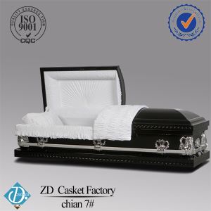 Ataúd de metal cadena # 7 negro